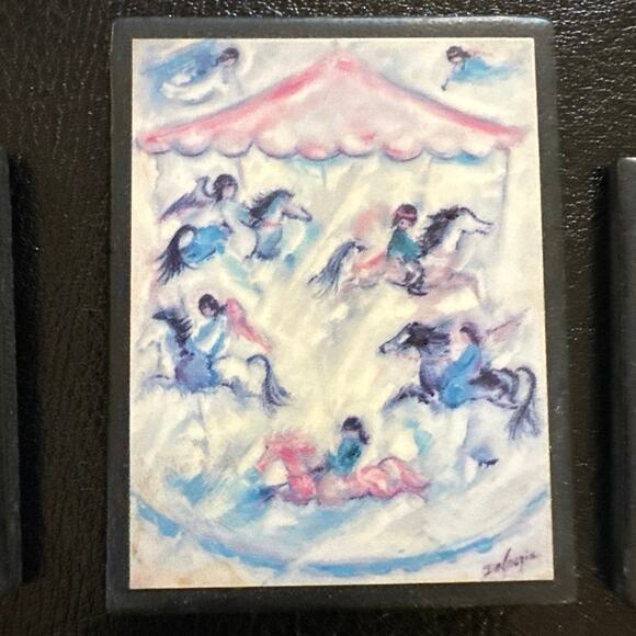 Lot of 5 Ted DeGrazia Refrigerator Magnets Southwest Children Vintage - Picture 4 of 11